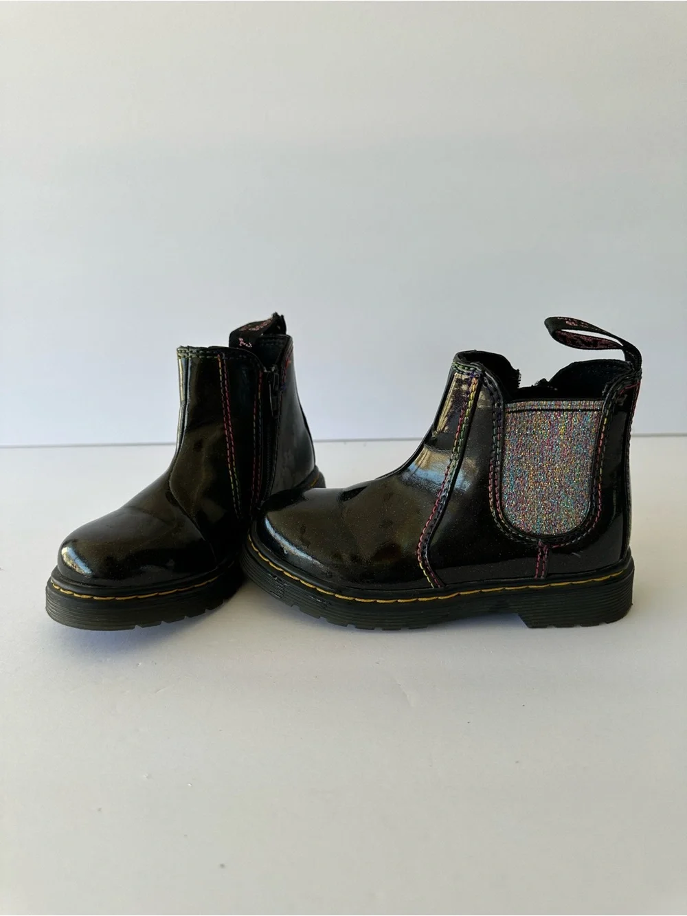 Dr. Martens shiny black